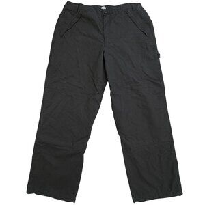 Dickies Mens Sz XL Black Fully Line Work Pants Tactical Utility Storm Carpenter